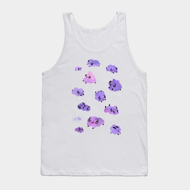 Sheep among the clouds Tank Top by TheAlbinoSnowman